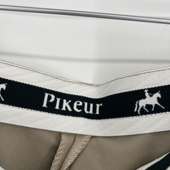 Pikeur Pants Womens 34L The Winner Patch Breeches Tan Riding Pants - Picture 7 of 13